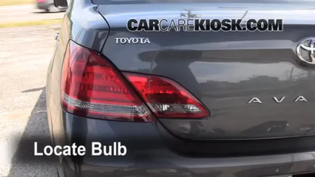 2008 Toyota Avalon Limited 3.5L V6 Éclairage Feu clignotant arrière (remplacer l'ampoule)